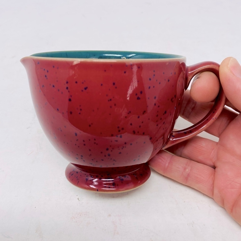 Denby England Harlequin Footed Creamer Dish 6oz
